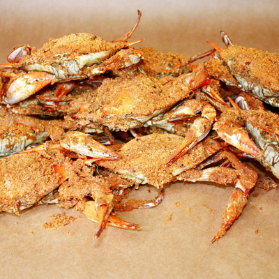 Large Female Steamed Crabs
